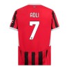 Virallinen Fanipaita AC Milan Adli 7 Kotipelipaita 2024-25 - Miesten